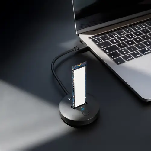 Docking Station USB-C 3.2 Gen 2x1 para SSD M.2 NVMe PICe, Negra - Imagen 2