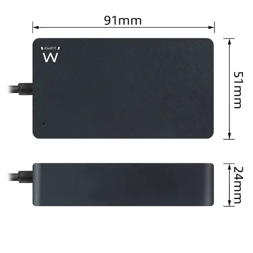 EW3981 adaptador e inversor de corriente Interior 45 W Negro - Imagen 4
