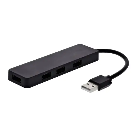 HUBUSBFIRST base para portátil y replicador de puertos Alámbrico USB 2.0 Negro