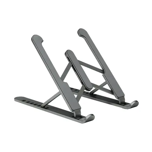 Soporte De Sobremesa Ajustable Para Portatil / Tablet, Gris Oscuro - Imagen 1