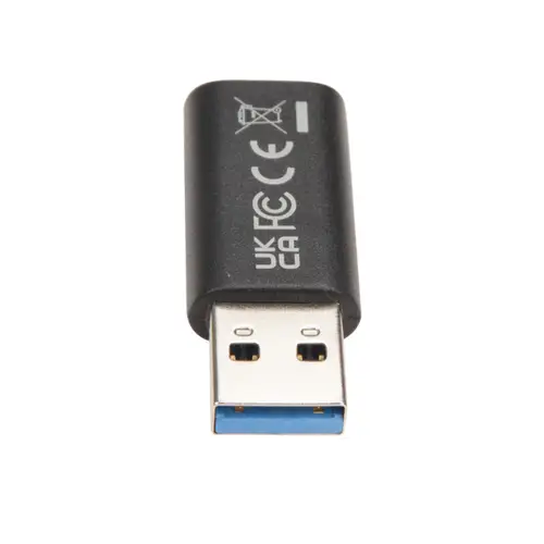 V7USB3AC cambiador de género para cable USB A USB C Negro - Imagen 4