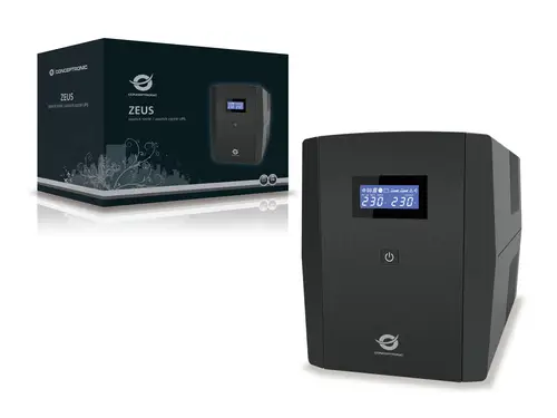 ZEUS04EM sistema de alimentación ininterrumpida (UPS) Línea interactiva 2,2 kVA 1320 W 5 salidas AC - Imagen 2