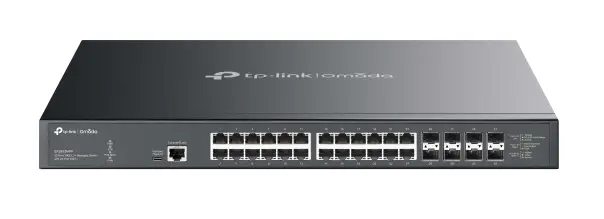 Omada SX3832MPP switch Gestionado L2+ 10G Ethernet (100/1000/10000) Energía sobre Ethernet (PoE) DIN rail Negro