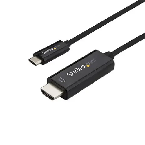 Cable Adaptador de 2m USB-C a HDMI 4K 60Hz - Negro - Cable USB Tipo C a HDMI - Cable Conversor de Vídeo USBC - Imagen 1
