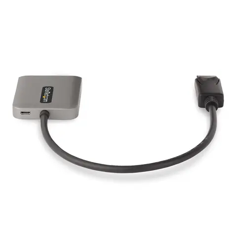 Hub MST de 2 Puertos DisplayPort 1.4 - Divisor Splitter DP para 2 Monitores - Adaptador DisplayPort a 2x DisplayPort de 5K 60Hz - Alimentado por USB - Windows Solamente - Imagen 4