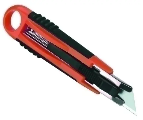 CUTTER RETRACTIL ERGO 18 mm GUIA METAL - Pack de 12 unidades