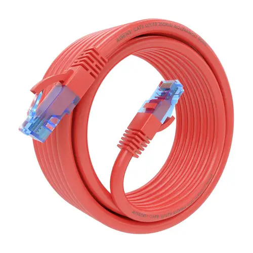 Cable De Red Latiguillo RJ45 Cat.6 UTP AWG26 CCA, Rojo, 5.0 m - Imagen 2