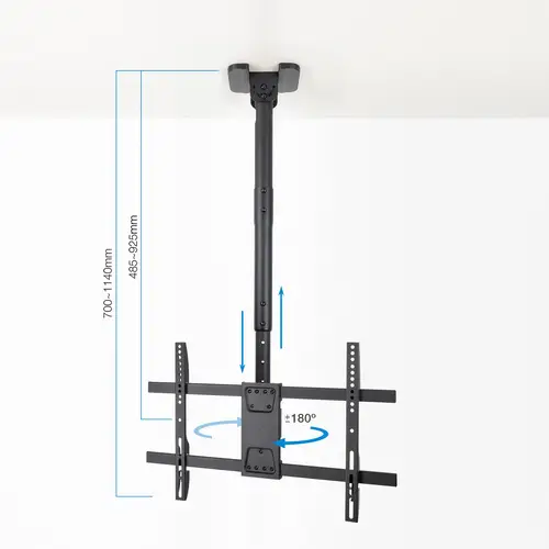 Soporte de Techo para Pantallas 43"-86", Negro - Imagen 4