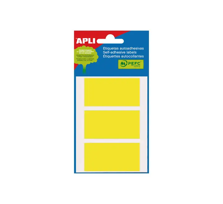 BOLSA 5H ETIQ. APLI 34X67 AMARILLO 2071