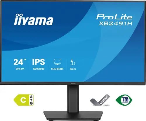 ProLite XB2491H-B1 pantalla para PC 60,5 cm (23.8") 1920 x 1080 Pixeles Full HD LCD Negro - Imagen 2
