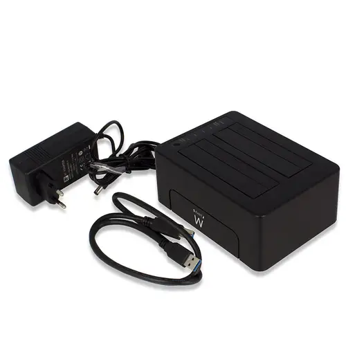 EW7014 base de conexión para disco duro USB 3.2 Gen 1 (3.1 Gen 1) Type-A Negro - Imagen 4