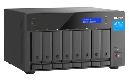 TVS-H874T-I9-64G servidor de almacenamiento NAS Torre Intel® Core i9 64 GB DDR4 0 TB QNAP QTS Negro - Imagen 3