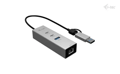 USB-C/USB-A Metal HUB 3 (2x USB-C, 1x USB-A) Port + 2.5GLAN - Imagen 2