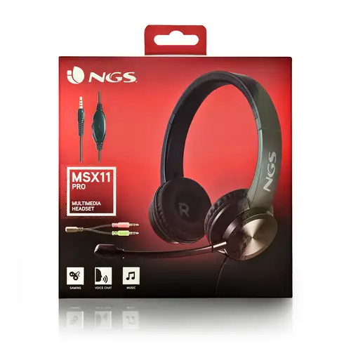 MSX 11 PRO Auriculares Alámbrico Diadema Juego Negro - Imagen 7