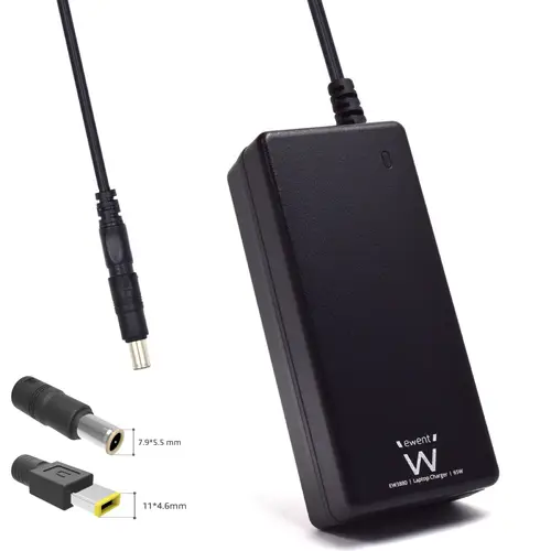 EW3897 adaptador e inversor de corriente Interior 65 W Negro - Imagen 1