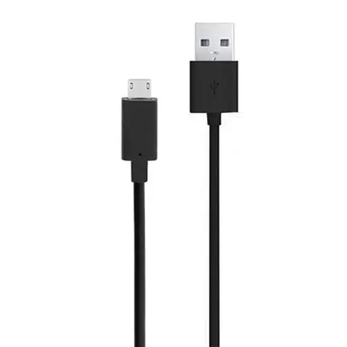 USBMICROB cable USB 1 m USB 2.0 USB A Micro-USB B Negro - Imagen 1