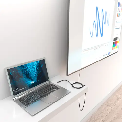 Cable USB 3.2 Gen2x2 Aluminio 20Gbps 8K@30Hz 5A 100W E-Mark, Tipo USB-C/M-USB-C/M, Negro, 3.0m - Imagen 5
