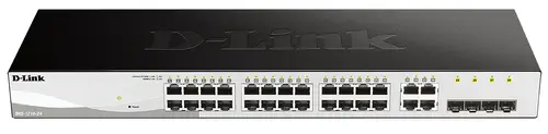 DGS-1210-24 Gestionado L2 Gigabit Ethernet (10/100/1000) 1U Negro