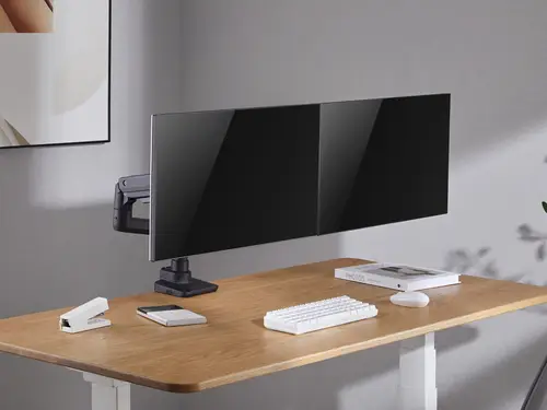 Soporte de sobremesa para monitores dobles de 17«-35», negro - Imagen 8
