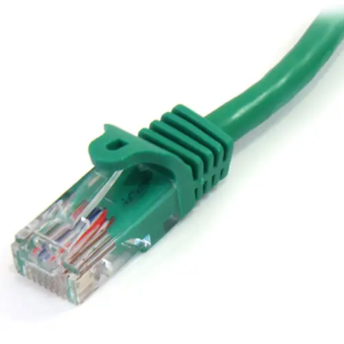 Cable de 3m Verde de Red Fast Ethernet Cat5e RJ45 sin Enganche - Cable Patch Snagless - Imagen 2