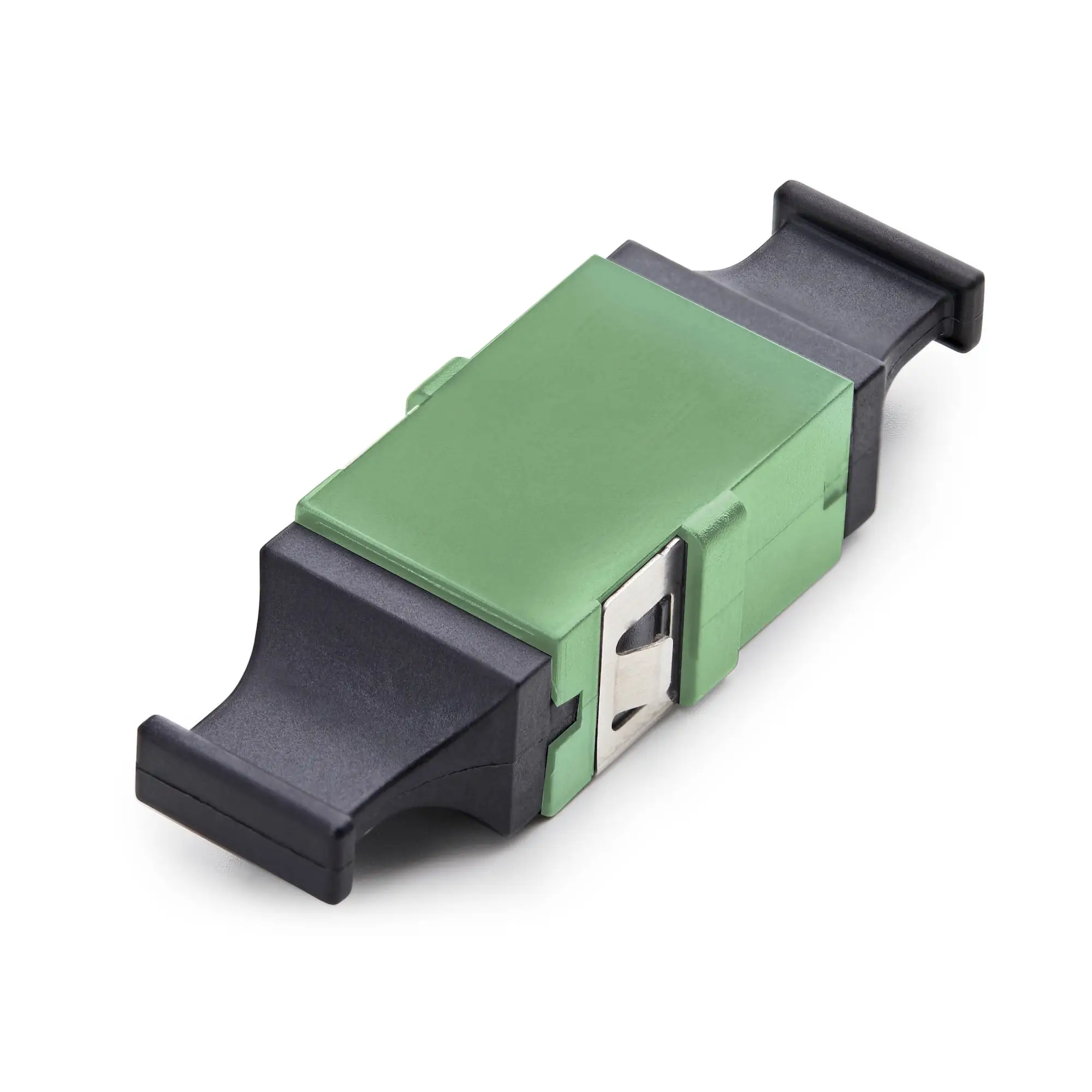 Acoplador de Fibra Óptica MPO/MTP Monomodo - para Cableado Recto - Key Up Key Down - Acoplador de Fibra MPO/MTP-APC para Panel de Parcheo - Verde - Imagen 7