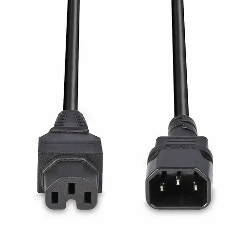 30314 cable de transmisión Negro 2 m C14 acoplador C15 acoplador - Imagen 4