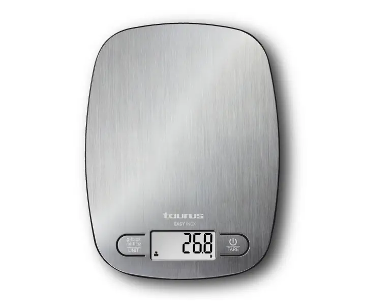 Easy Inox Acero inoxidable Encimera Ovalado Báscula electrónica de cocina - Imagen 1