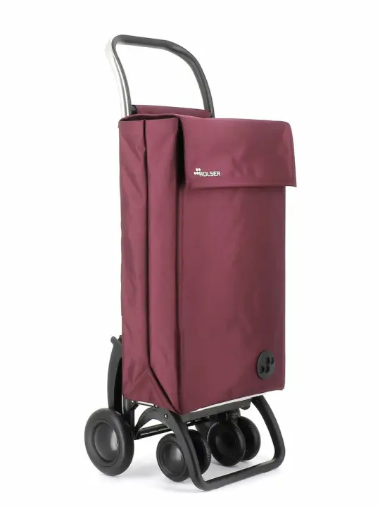 Sbelta MF Negro, Borgoña Bolsa para carrito de la compra