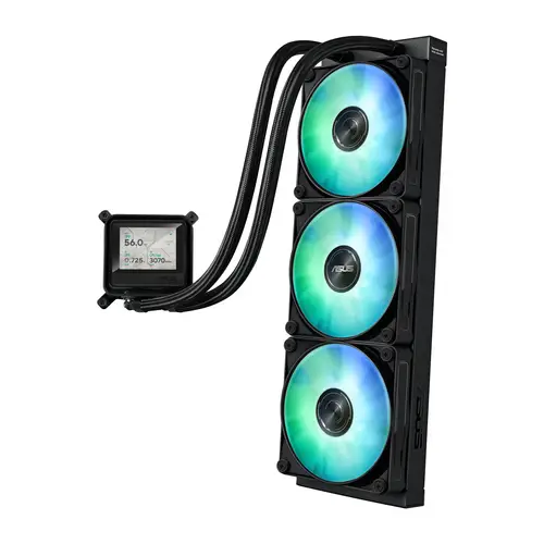 MAX GAMING LC 360 ARGB LCD Procesador Sistema de refrigeración líquida todo en uno 12 cm Negro - Imagen 4