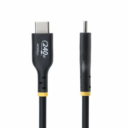 Cable de Carga USB-C de 4m - Cable USB Tipo C - Certificación USB-IF - PD de 240W EPR - Cable USB 2.0 USB-C de Carga para Portátiles - Recubrimiento de TPE - Macho a Macho - Imagen 3