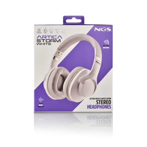 ARTICA STORM WHITE Auriculares Inalámbrico y alámbrico Diadema Llamadas/Música/Deporte/Uso diario Bluetooth Blanco - Imagen 6