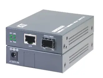 KGC-352 convertidor de medio 1000 Mbit/s 850 nm Monomodo Gris