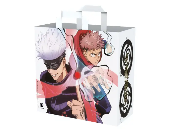 KX JUJUTSU SHOPPING BAG WHITE Blanco Bolso grande
