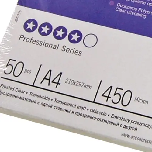 Portada Pp Transl. 300 Micras A4 Natural (Caja 100) - Imagen 6