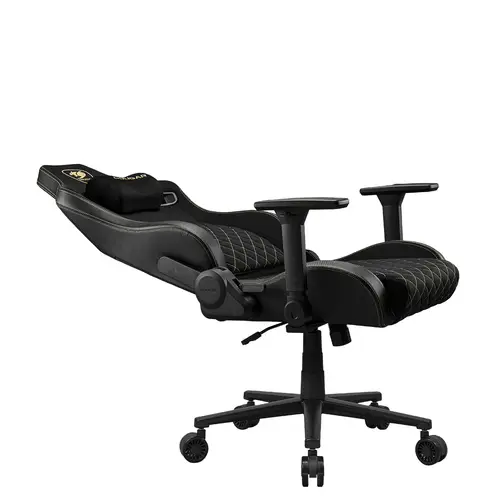 CGR-DFF-GLB Silla para videojuegos de PC Asiento acolchado tapizado Negro, Oro - Imagen 11