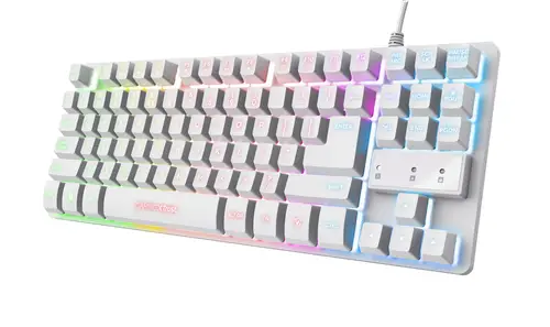 GXT 833W Thado teclado Juego USB QWERTY Español Blanco - Imagen 1