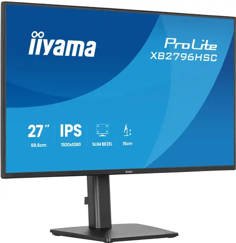 ProLite XB2796HSC-B1 pantalla para PC 68,6 cm (27") 1920 x 1080 Pixeles Full HD LED Negro - Imagen 1