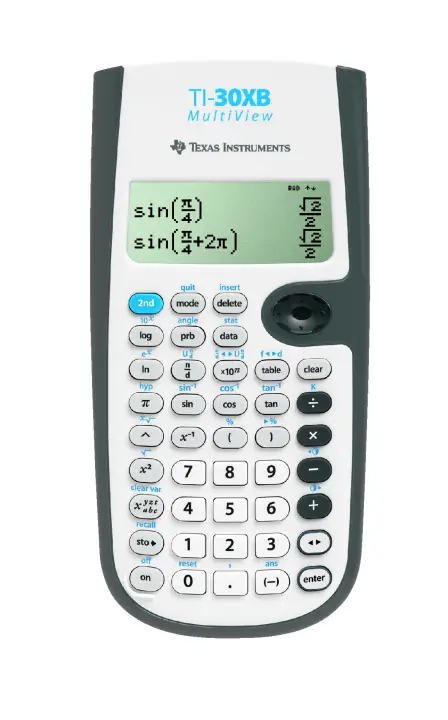 TI-30XB MultiView calculadora Bolsillo Calculadora científica Gr..