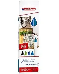 4600 marcador 5 pieza(s) Fibre tip Multicolor