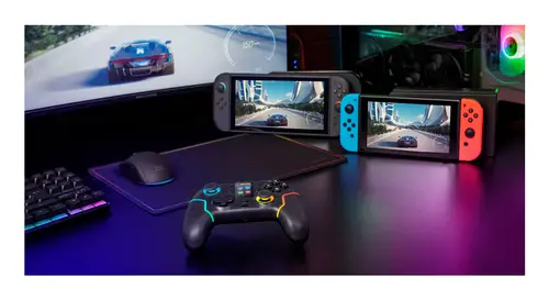 MARS GAMING GAMEPAD MGPV3 2.4GPRO RGB BLACK - Imagen 7