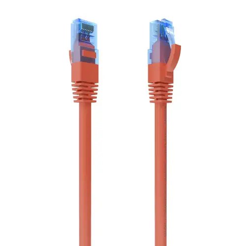 Cable De Red Latiguillo RJ45 Cat.6 UTP AWG26 CCA, Rojo, 1.0 m - Imagen 1
