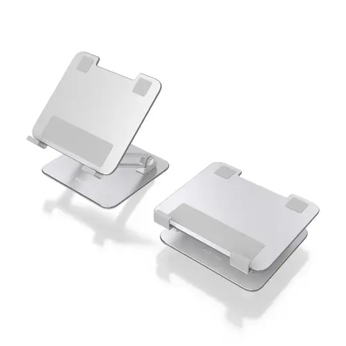 Soporte de Sobremesa 7-13 Ajustable Para Portatil / Tablet, Plata - Imagen 4