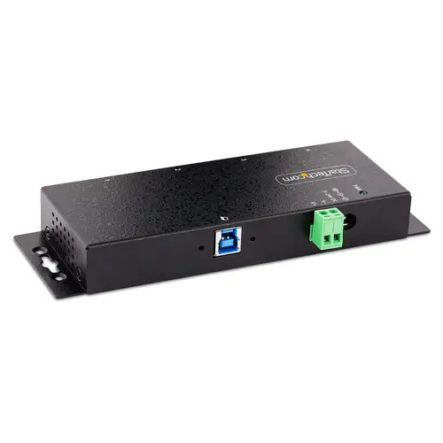 Hub Industrial USB 3.0 de 5Gbps de 4 Puertos - Concentrador USB con Protección de Picos y Descargas ESD - Ladrón USB-A de Montaje en Pared/Escritorio/DIN - Imagen 2