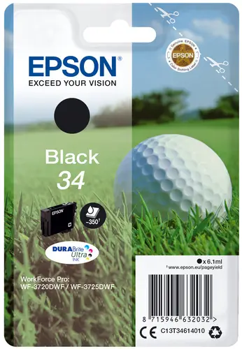 Golf ball Singlepack Black 34 DURABrite Ultra Ink - Imagen 1
