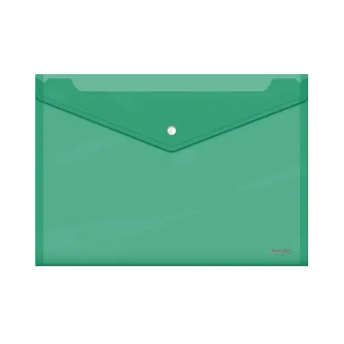 SOBRES POLIPROPILENO BROCHE VERDE FOLIO APAISADO 360X255 DOHE 914..