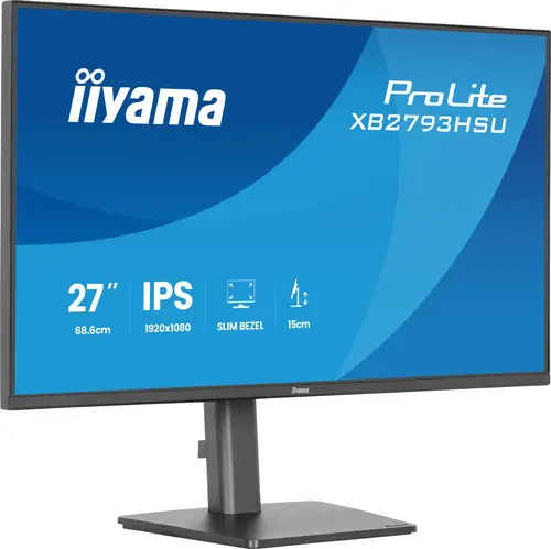 ProLite XB2793HSU-B1 pantalla para PC 68,6 cm (27") 1920 x 1080 Pixeles Full HD LED Negro - Imagen 3