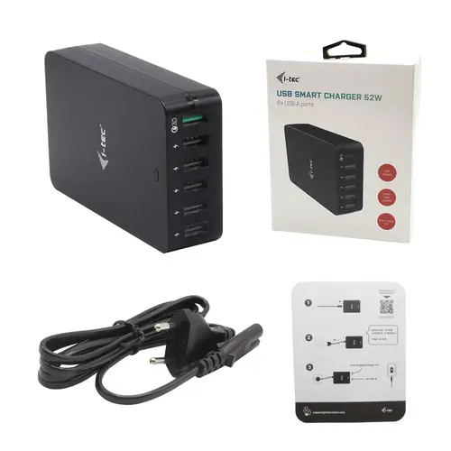 USB Smart Charger 6x USB-A Port 52W - Imagen 4