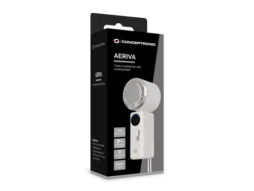 AERIVA03C ventilador y nebulizador personal de mano Crema de color Ventilador de mano - Imagen 2