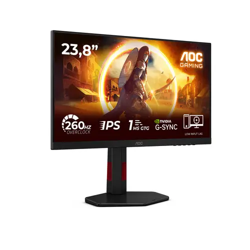 G4 24G4ZR pantalla para PC 60,5 cm (23.8") 1920 x 1080 Pixeles Full HD LED Negro, Rojo - Imagen 2