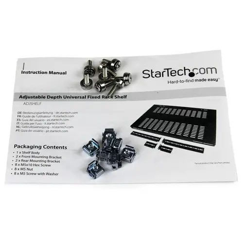 Estante Bandeja Fijo para Gabinete Rack de Servidores con Profundidad Ajustable - Imagen 4